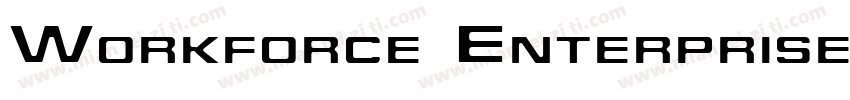 Workforce Enterprise字体转换